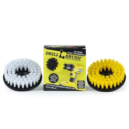 Drill Brush Power Scrubber By Useful Products 5 in W 5 in L Brush, Variety 5in-S-WY-H-DB